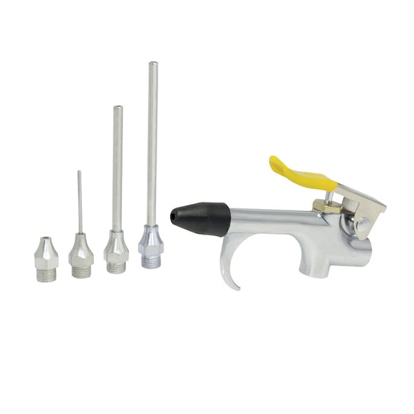 Surtek Air blow gun set 1/4" NTP with nozzles 108109 - main